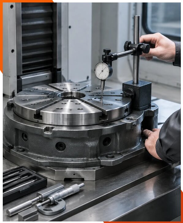 Калибровка поворотных столов в Мариинске